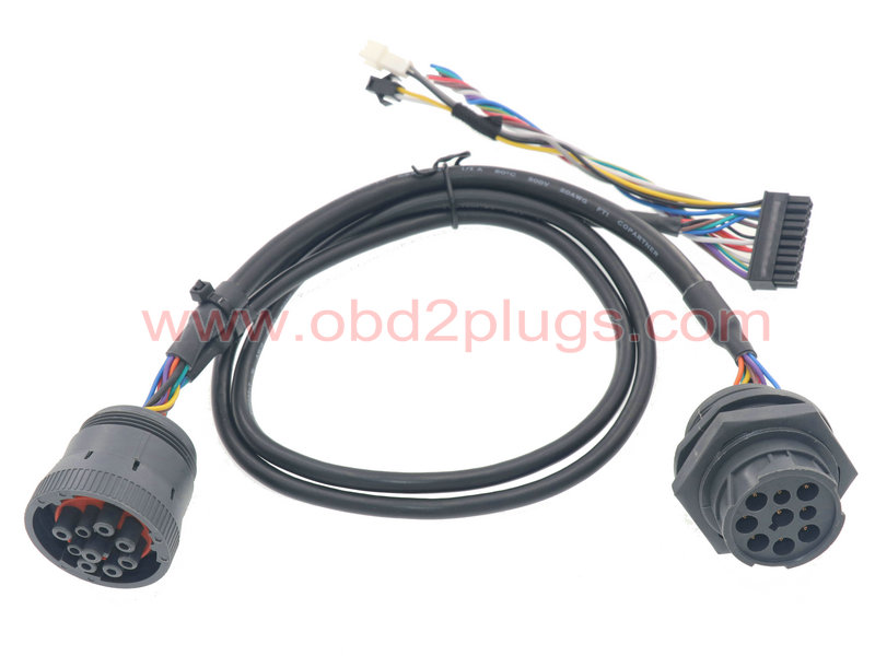 thumbnail image 2 of RIKYJIC Cummins Diagnostic Cable J1939: 9-Pin To OBD-II 16-Pin Connector For Heavy Duty Trucks 2 of 14